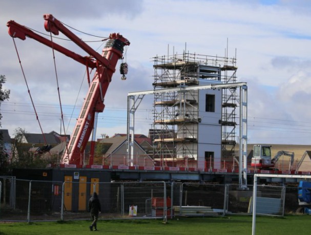East Linton Station Construction - 2022-10-08